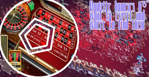 Casino bonus roulette